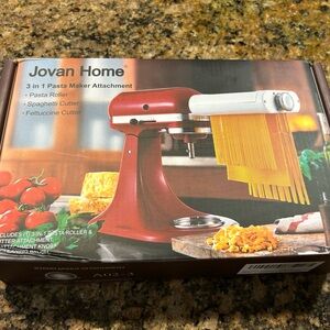Red Pasta Maker Attachment